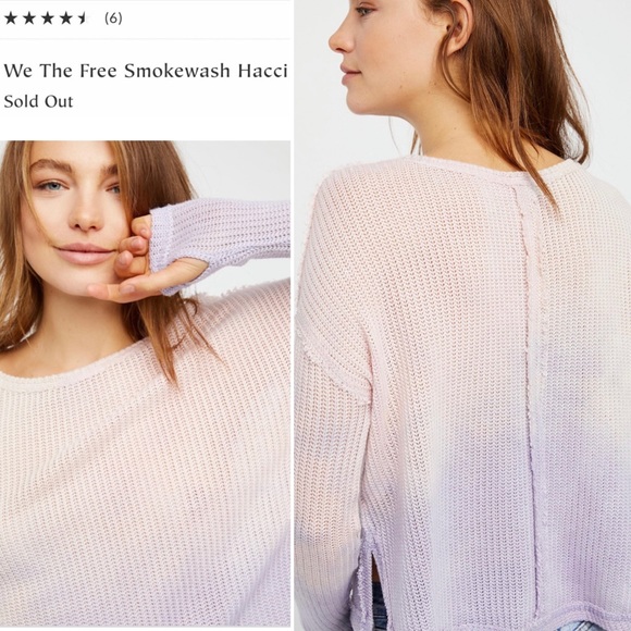 Free People Tops - We The Free Smokewash Hacci Moonstone